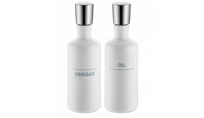 Oil/Vinegar bottle set, 2pcs WMF White,