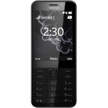Nokia 230 Dual, sudrabots (atvērts iepakojums)