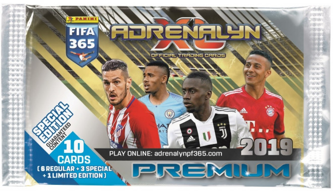 Panini football cards FIFA 365 2019 Premium