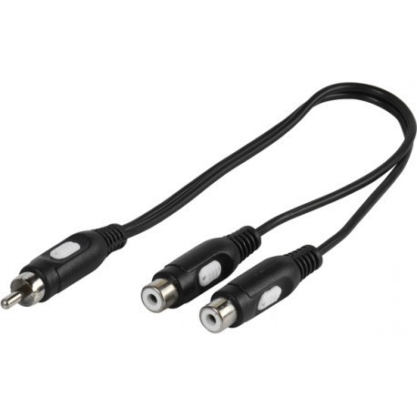 Vivanco kaabel 1xRCA - 2xRCA 0,2m (41027)