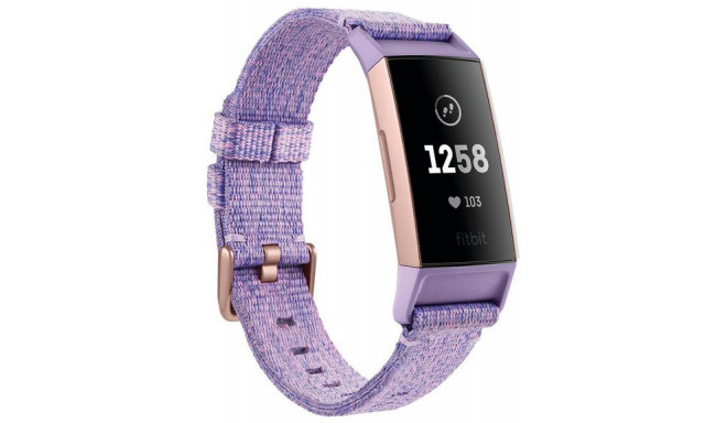 Fitbit aktiivsusmonitor Charge 3 Special Edition, lavendel/rose gold