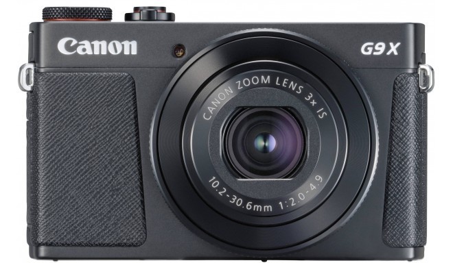 Canon PowerShot G9 X Mark II, melns