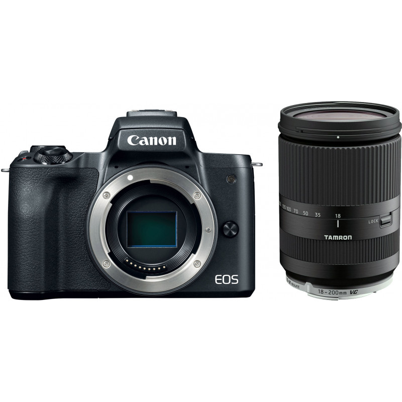 Canon EOS M50 + Tamron 18-200mm VC, must