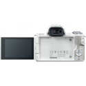 Canon EOS M50 + Tamron 18-200mm VC, white/silver