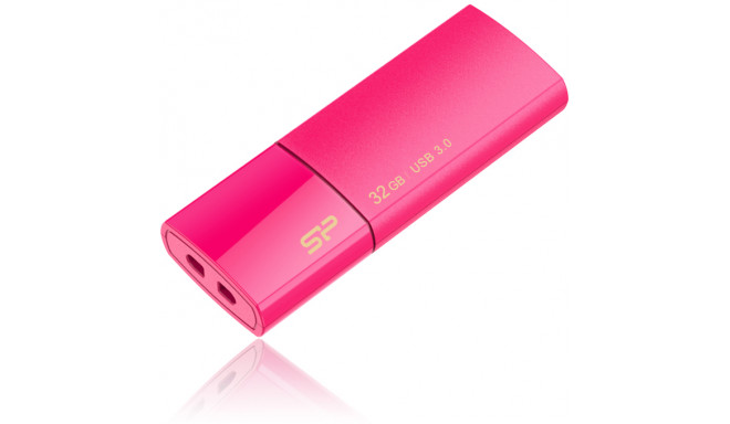 Silicon Power zibatmiņa 32GB Blaze B05 USB 3.0, rozā
