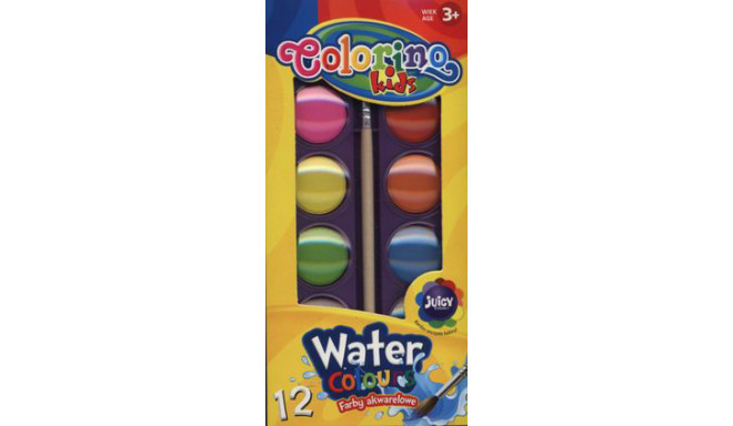 Colorino Kids vesivärvid 12tk
