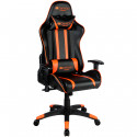 Gaming chair, PU leather, Cold molded foam, Metal Frame,  Butterfly mechanism, 90-150 dgree, 2D armr