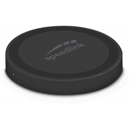 Беспроводная зарядка Speedlink Puck 5, черная (SL-690402-BK)