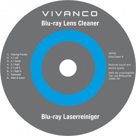 Vivanco DVD/Blu-Ray lens cleaner (39760)