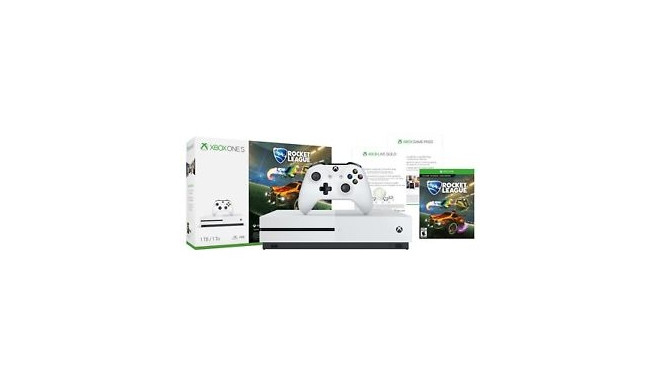 Microsoft Xbox One S 1TB White + Rocket League