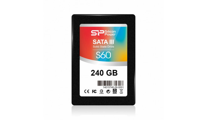 Silicon Power SSD Slim S60 240GB 2,5" SATA III MLC 520/460MB/s 7mm