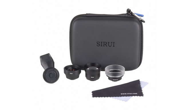Sirui smartphone lenses Wide + Portrait + Macro