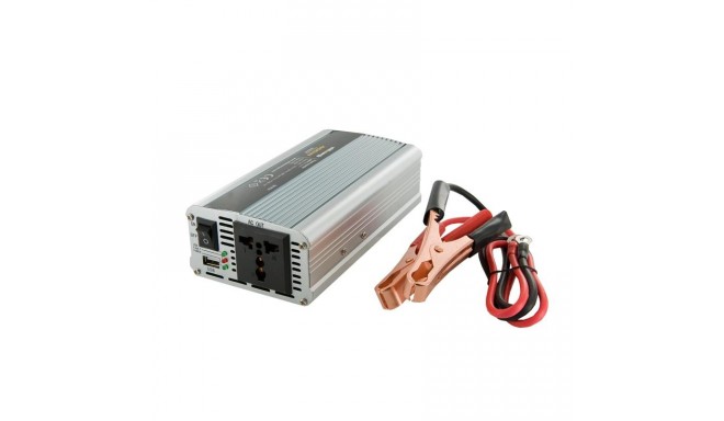 Inverter 12V DC - 230V AC  Power 400W, USB socket