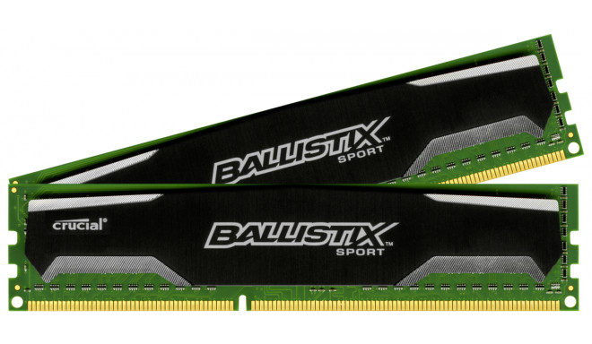 Ballistix RAM Sport 8GB kit DDR3 4GBx2 1600 MT/s 240pin UDIMM