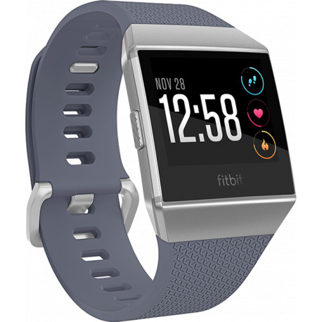 fitbit ionic blue grey silver