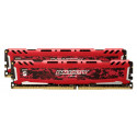 Ballistix Sport LT 16GB Kit DDR4 8GBx2 2400 DIMM 288pin red SR