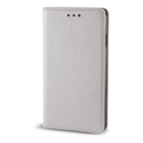 Защитний чехол Mocco Smart Magnet Book Huawei Y6 II, серебристый