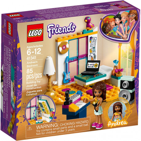 LEGO Friends rotaļu klucīši Andrea guļamistaba (41341)