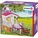 Schleich play set Horse Club Horse Stall with Lusitano Mare (42368)