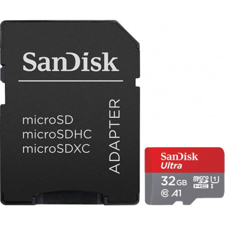 SanDisk memory card microSDHC 32GB Ultra 98MB/s + adapter