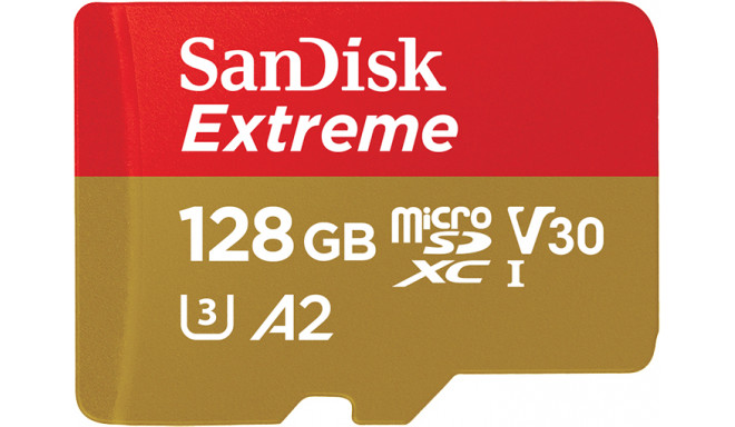 Sandisk mälukaart microSDXC 128GB Extreme Action A2