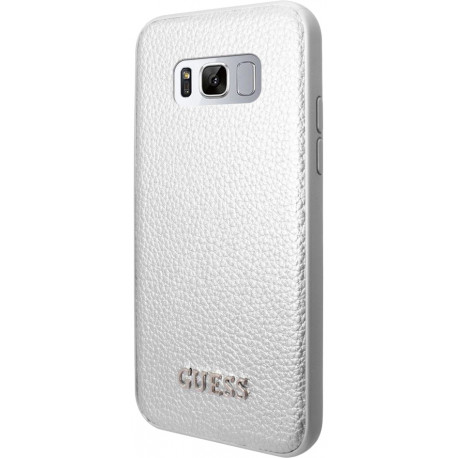 Guess case Iridescent Samsung Galaxy S8 Plus, silver (GUHCS8LIGLSI)