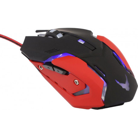 Omega pele Varr Gaming LED + peles paliktnis