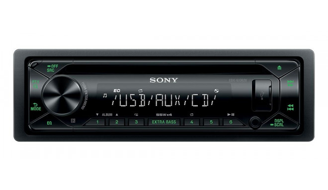  Sony CDXG1302U  / 4 x 55W MP3/WMA/FLAC/CD mängija - FM raadio (RDS/EON)