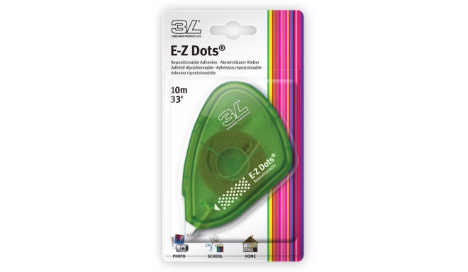 3L adhesive E-Z Dots Removable 9mm x 10m