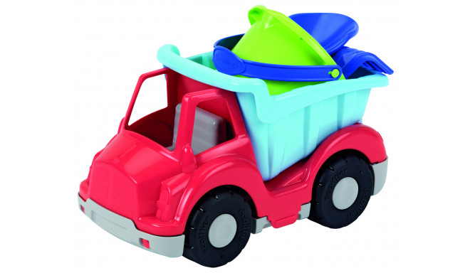 Ecoiffier car with toys for beach