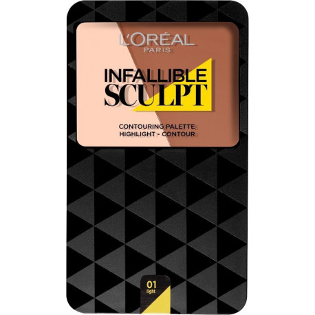 L´Oreal Paris konturēšanas palete Infallible Sculpt 01 Light/Medium