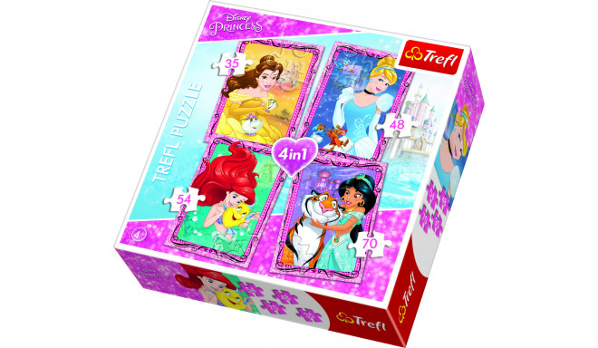 Trefl puzzle Disney Princesses With Friends 4in1