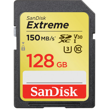 SanDisk atmiņas karte SDXC 128GB Extreme Video V30 U3