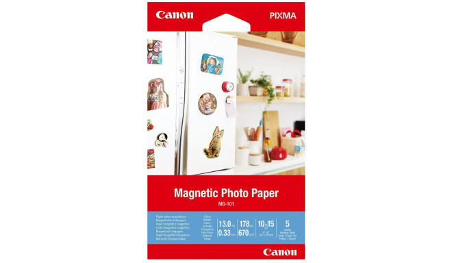 Canon fotopaber Magnetic MG-101 10x15cm 5 lehte