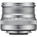 Fujifilm XF 16mm f/2.8 R WR lens, silver