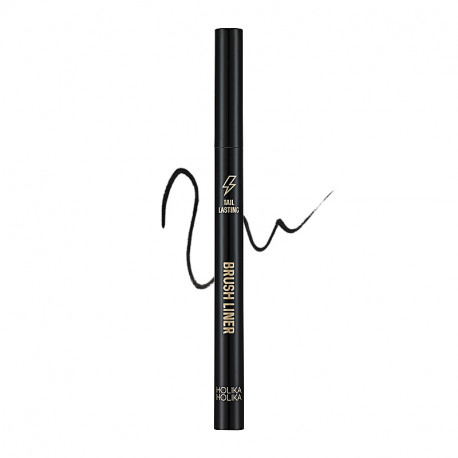 Holika Holika Стойкая подводка-кисть Tail Lasting Brush Liner 01 Real Black
