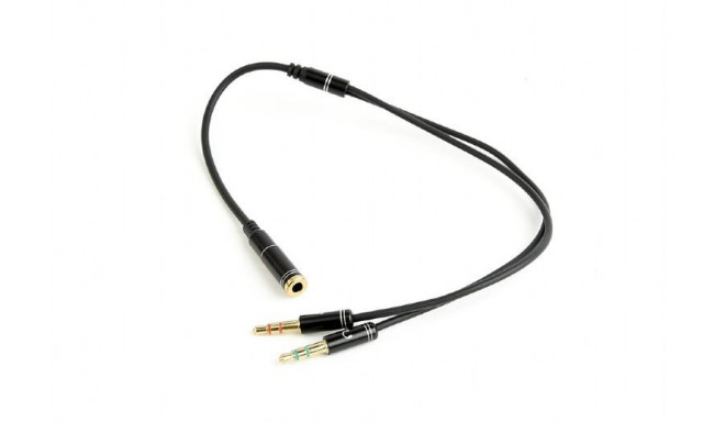 CABLE AUDIO 3.5MM SOCKET TO/2X3.5MM PLUG CCA-418M GEMBIRD