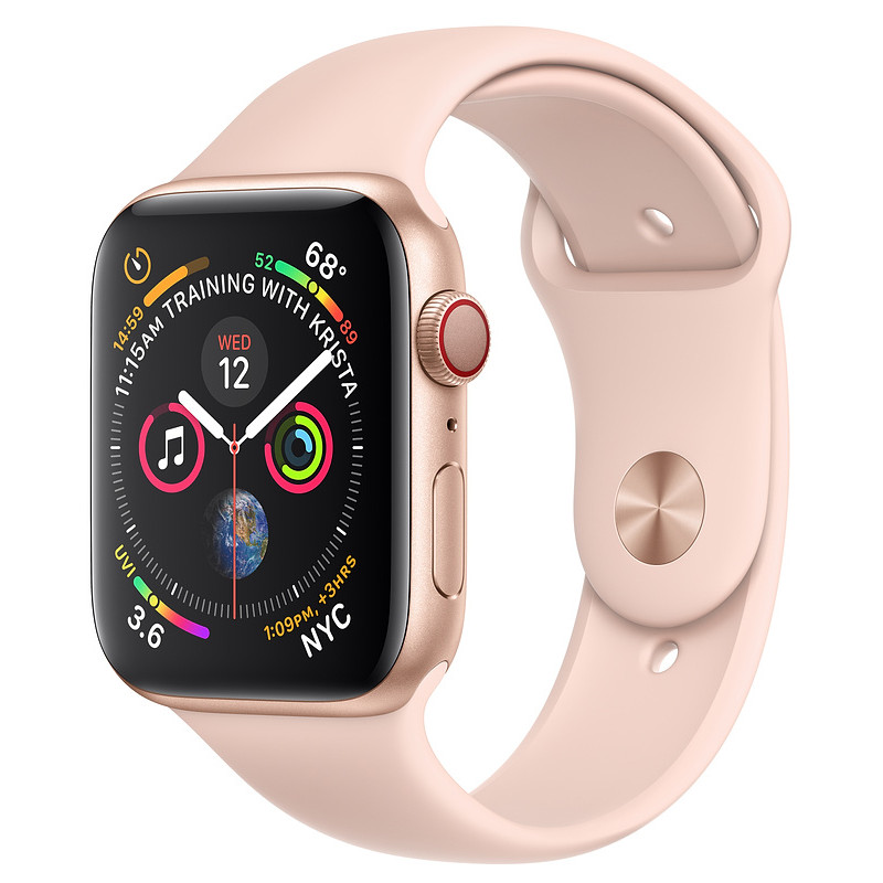 Apple Watch 4 GPS 40мм Sport Band, pink sand