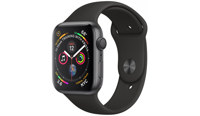 Apple Watch 4 GPS 40mm Sport Band, melns