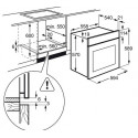 Electrolux EZB3410AOX Oven 60 L, Stainless st