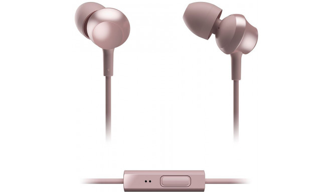 Panasonic kõrvaklapid + mikrofon RP-TCM360E-P, roosa