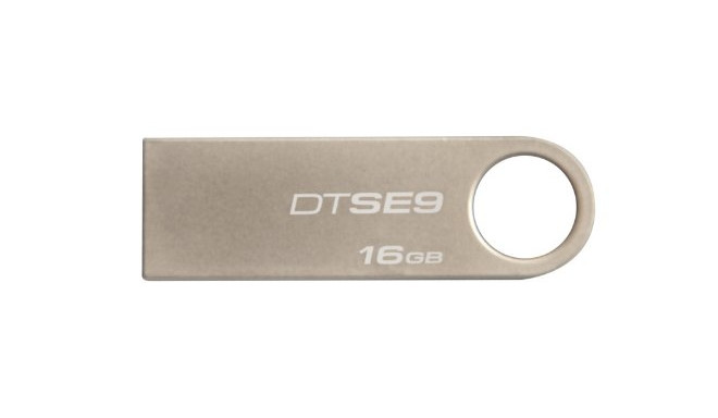 Kingston mälupulk 16GB DataTraveler SE9 USB 2.0, hõbedane