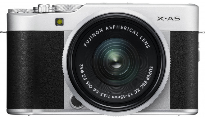 Fujifilm X-A5 + 15-45мм Kit, серебристый (открытая упаковка)
