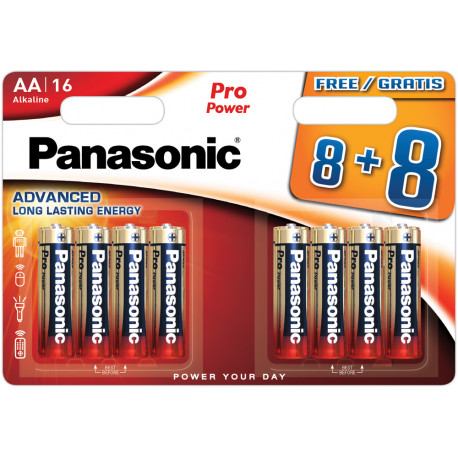 Panasonic Pro Power patarei LR6PPG/16B (8+8tk)