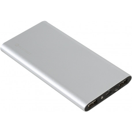 Platinet akupank 8000mAh Li-Po 2xUSB, hõbedane (43568)