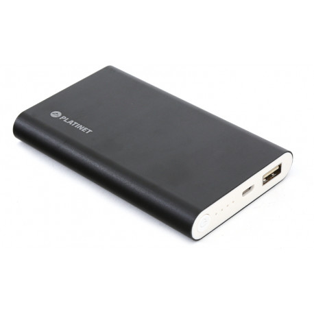 Platinet akupank 10000mAh LiPo, must (42666)
