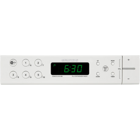 Grundig radio Sonoclock 690, balts