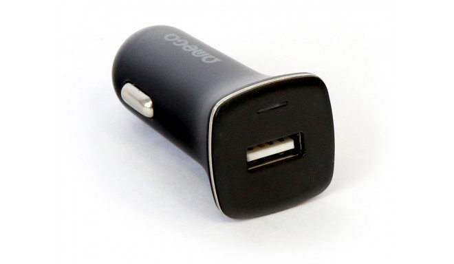 Omega car charger 1xUSB 3000mA Quick Charge, black