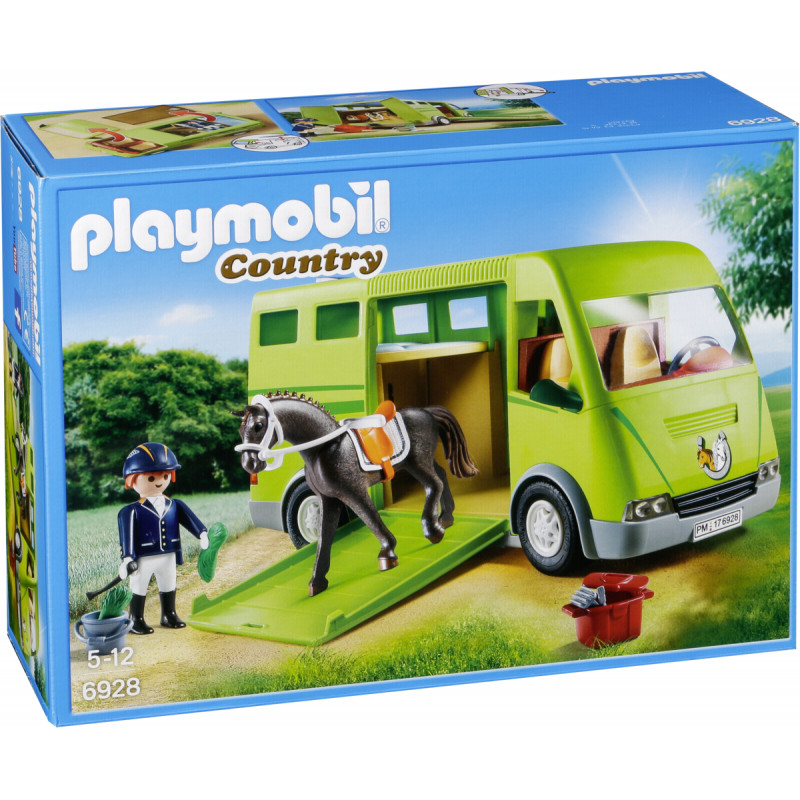 metallisk Jeg accepterer det plan Playmobil Country 6928 Horse Transporter - Bricks and blocks - Photopoint
