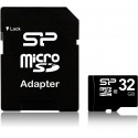 Silicon Power atmiņas karte microSDHC 32GB Class 10 + adapteris